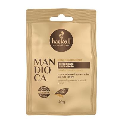 Imagem de Kit Haskell Mandioca 5 Produtos Cabelos Opacos e Ressecados