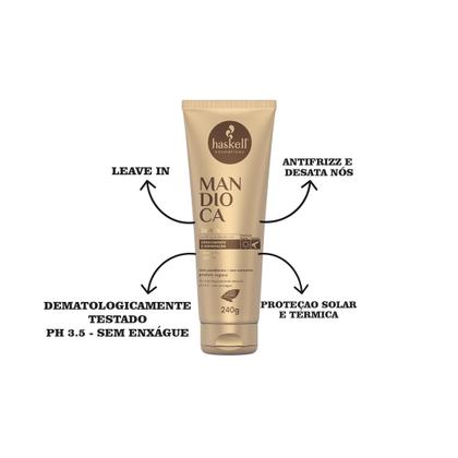 Imagem de Kit Haskell Mandioca 500ml Completo Mimo