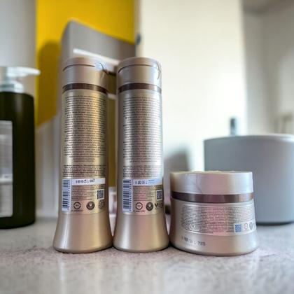 Imagem de Kit Haskell Mandioca Shampoo 300ML 1 Condicionador 300ML 1 Mascara 300ML