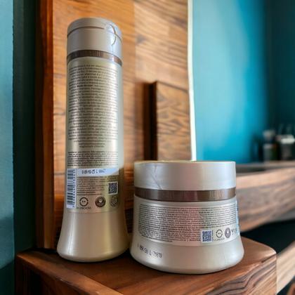 Imagem de Kit Haskell Mandioca Shampoo 300ML + 1 Mascara 300ML