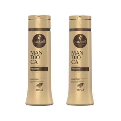 Imagem de Kit Haskell Mandioca Shampoo 300Ml + Condicionador 300Ml