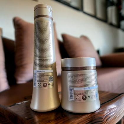 Imagem de Kit Haskell Mandioca Shampoo 500ML + 1 Mascara 500ML