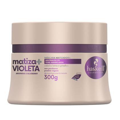 Imagem de Kit Haskell Matizador Roxo Shampoo 300ml Mascara 250g