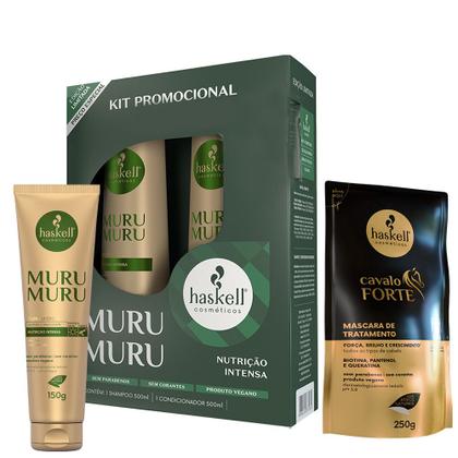 Imagem de Kit Haskell Murumuru Promopack 500ml + Polpa em Creme 150gr