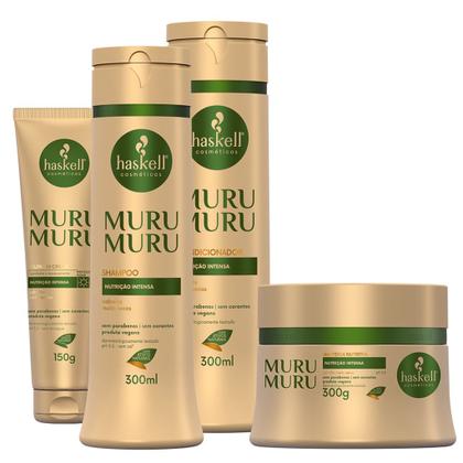 Imagem de Kit Haskell Murumuru Sh Cond 300ml Mascara 250 + Polpa Creme