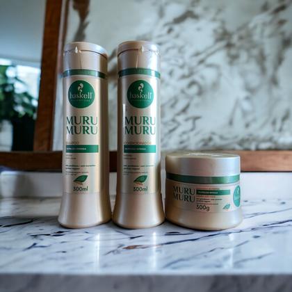Imagem de Kit Haskell Murumuru Shampoo 300ML 1 Condicionador 300ML 1 Mascara 300ML