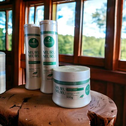 Imagem de Kit Haskell Murumuru Shampoo 300ML 1 Condicionador 300ML 1 Mascara 300ML