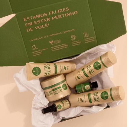Imagem de Kit Haskell Murumuru Shampoo, Condicionador, Manteiga e Polpa em Creme Nutritiva
