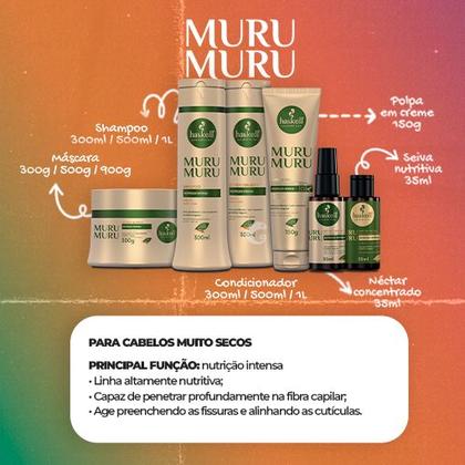 Imagem de Kit Haskell Murumuru Shampoo E Condicionador 1Litro