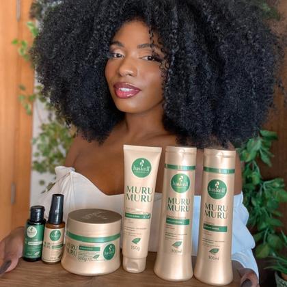 Imagem de Kit Haskell Murumuru Shampoo e Condicionador 300ml + Polpa em Creme 150g