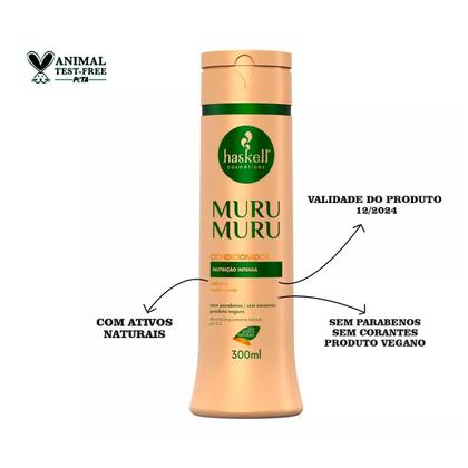 Imagem de Kit Haskell Murumuru Trio 300ml - Cabelos Extremamente Secos e Ressecados