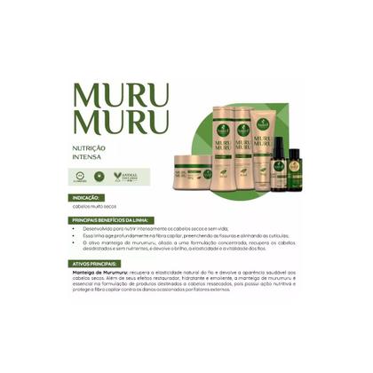 Imagem de Kit Haskell Murumuru Trio 300ml - Shampoo Condicionador e Manteiga de Murumuru