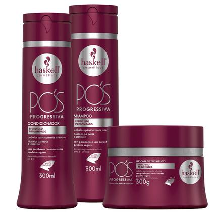Imagem de Kit Haskell Pos Progressiva Sh + Cond Mascara 300g