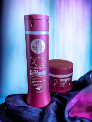 Imagem de Kit Haskell Pós Progressiva Shampoo 300ML + 1 Mascara 300ML