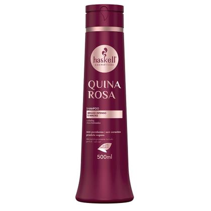 Imagem de Kit Haskell Quina Rosa Sh Cond Mascara 500g + Leave-in 240g