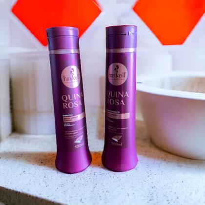 Imagem de Kit Haskell Quina Rosa Shampoo 500ML + 1 Condicionador 500ML