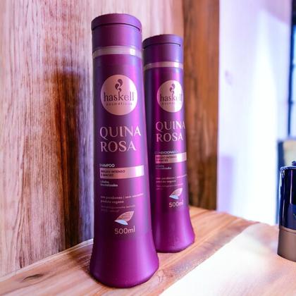 Imagem de Kit Haskell Quina Rosa Shampoo 500ML + 1 Condicionador 500ML