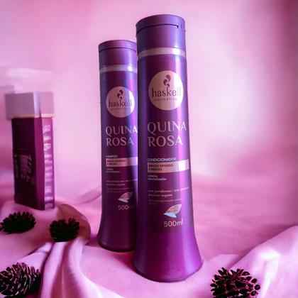 Imagem de Kit Haskell Quina Rosa Shampoo 500ML + 1 Condicionador 500ML