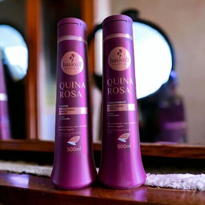 Imagem de Kit Haskell Quina Rosa Shampoo 500ML + 1 Condicionador 500ML
