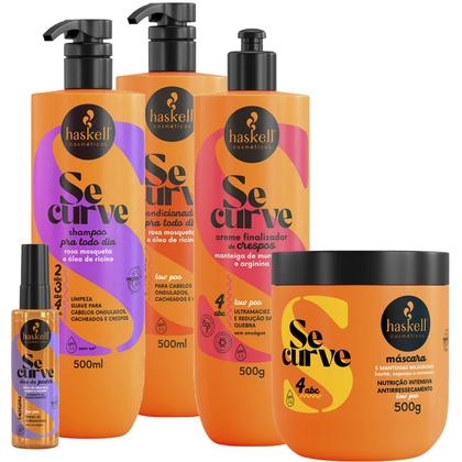 Imagem de Kit Haskell Se Curve Crespos (4ABC) 500ml