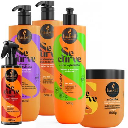 Imagem de Kit Haskell Se Curve Crespos (4ABC) Transição 500ml