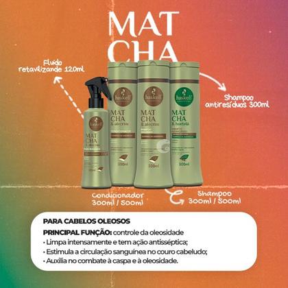Imagem de Kit Haskell Sh Cond Matcha e Fluido 300ml