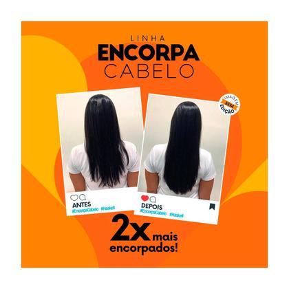 Imagem de Kit Haskell Shampoo Cond Encorpa 300ml Fluido +mini máscara