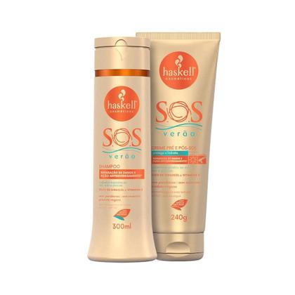Imagem de Kit Haskell SOS Verão Shampoo 300ml Leave In 240g