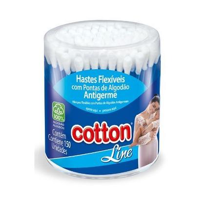 Imagem de Kit Hastes Flexíveis Cotton Line C/150 Un - 12/24/48 Potes