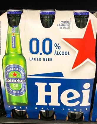 Imagem de Kit Heineken 0.0 Com 6 Garrafas 330ml - Cerveja