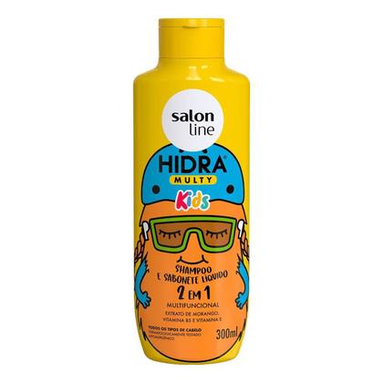 Imagem de Kit Hidra Multy Kids 3 Itens (Sh + Cond + Creme) Salon Line