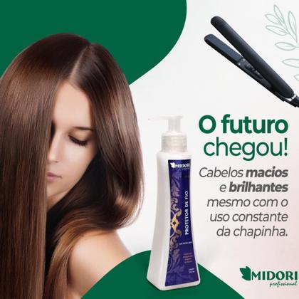 Imagem de Kit Hidratação Impacto Shampoo Silicone Protetor Fio Midori