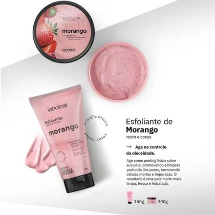Imagem de Kit Hidratante + Esfoliante Dia a Dia Morango - Labotrat