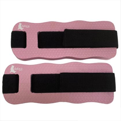 Imagem de Kit Hidroginástica Prancha Grande 40cm Rosa + Caneleira 2 à 3 kg + Halteres Médios Dafoca Sports