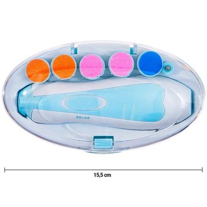 Imagem de Kit Higiene Bebê Buba Lixa De Unha Elétrica Pilha ORIGINAL