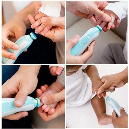 Imagem de Kit Higiene Bebê Buba Lixa De Unha Elétrica Pilha ORIGINAL