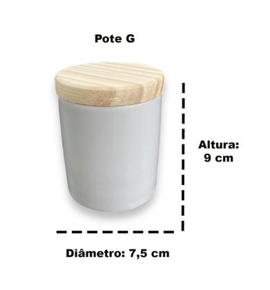 Imagem de Kit Higiene Bebê Porcelana Branca Menino Menina Molhadeira, Potes e Bandeja de Madeira Maternidade