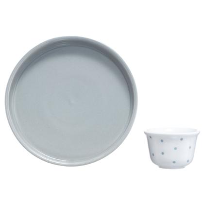 Imagem de Kit Higiene Bebê Porta Algodão Banheiro Quarto 5 Peças Cinza