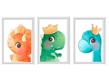 Imagem de Kit Higiene Bebe Safari Maternidade Com Trio De Quadros Mdf