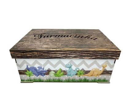 Imagem de Kit Higiene Bebe Safari Maternidade Com Trio De Quadros Mdf