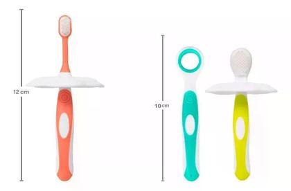 Imagem de Kit Higiene Bucal Com Protetor 3 Peças Multifunções - Buba