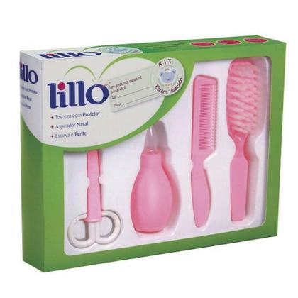 Imagem de Kit Higiene Com 4 Peças Para Bebê Recém Nascido Lillo