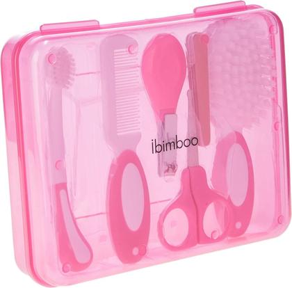 Imagem de Kit Higiene E Cuidados Diários Do Bebê Recém Nascido 6 Peças Estojo Manicure Bêbe