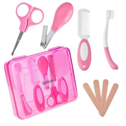 Imagem de Kit Higiene E Cuidados Diários Do Bebê Recém Nascido 6 Peças Estojo Manicure Bêbe