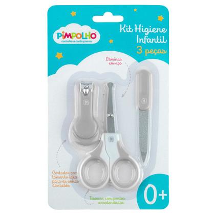 Imagem de Kit Higiene Infantil Pimpolho Cinza 92671