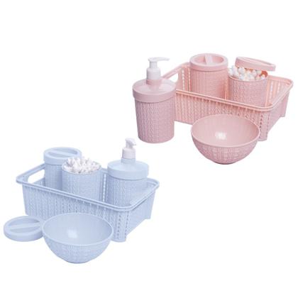 Imagem de Kit Higiene Infantil Trama Multiuso com 5 Peças Menina Menino - Plasútil 