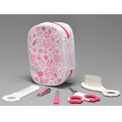 Imagem de Kit Higiene Pente/Escova e Manicure Rosa Multikids Baby - BB098