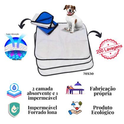 Imagem de Kit Higiene Pet com 6 Lenços Umedecidos Turma da Alegria + 9 Tapetes Higiênicos Absorventes Médios