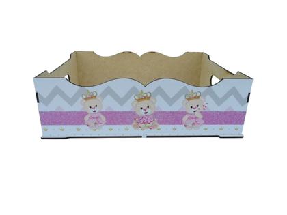 Imagem de Kit Higiene Princesa Menina Mdf Decoração Quarto Bebe Rose
