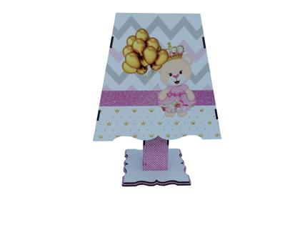 Imagem de Kit Higiene Princesa Menina Mdf Decoração Quarto Bebe Rose